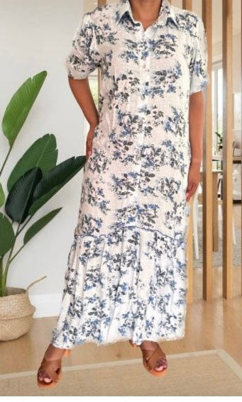 Vestido Alba Azul Claro  RR