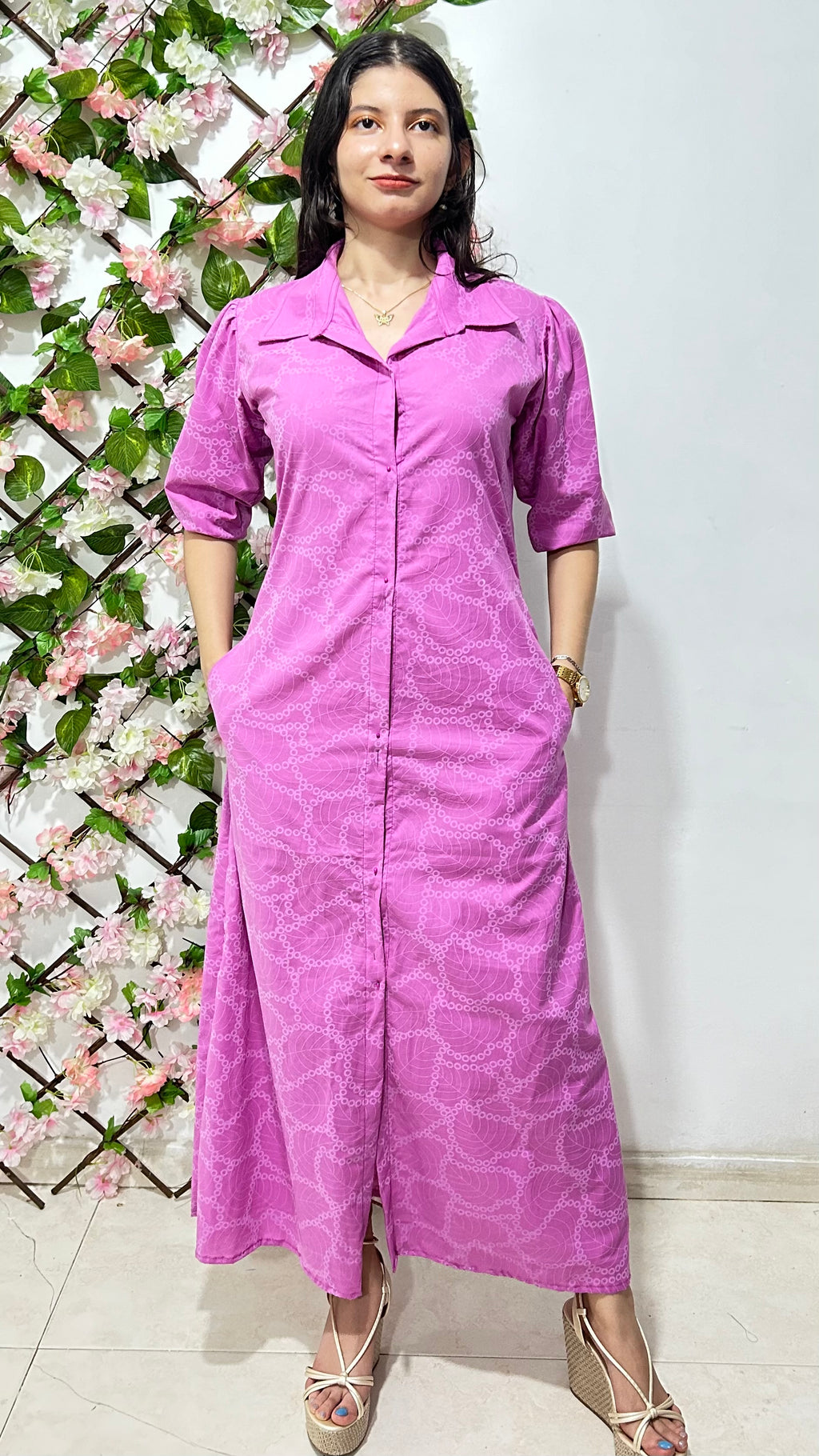 Vestido Alba fucsia RR